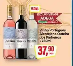 Rede Supermarket Vinho Português Alentejano Outeiro dos Pinheiros oferta