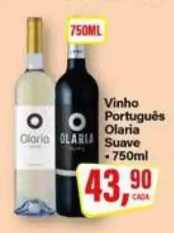 Rede Supermarket Vinho Português Olaria Suave oferta
