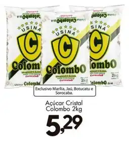 Confiança Supermercados Açúcar Cristal Colombo oferta