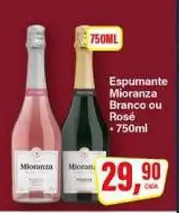 Rede Supermarket Espumante Mioranza Branco ou Rosé oferta