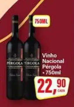 Rede Supermarket Vinho Nacional Pérgola oferta