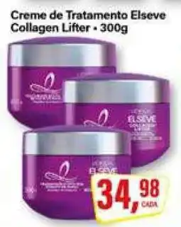 Rede Supermarket Creme de Tratamento Elseve Collagen Lifter oferta