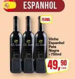 Rede Supermarket Vinho Espanhol Pata Negra oferta