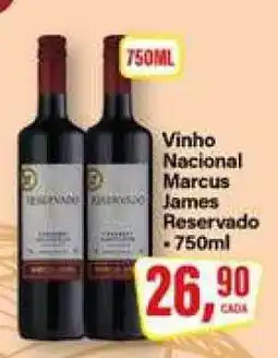 Rede Supermarket Vinho Nacional Marcus James Reservado oferta