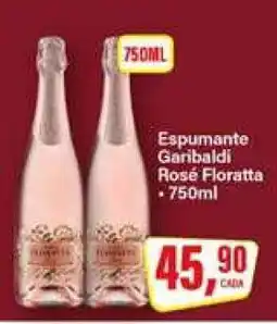 Rede Supermarket Espumante Garibaldi Rosé Floratta oferta