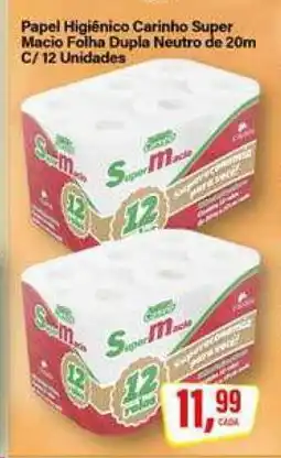 Rede Supermarket Papel Higiênico Carinho Super Macio oferta