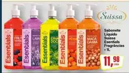 Rede Supermarket Sabonete Liquido Suissa Esentials Fragrâncias oferta