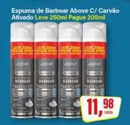 Rede Supermarket Espuma de Barbear Above C/ Carvão Ativado oferta