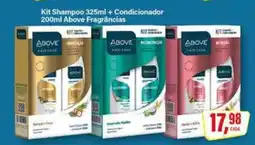 Rede Supermarket Kit Shampoo 325ml + Condicionador 200ml Above Fragrâncias oferta