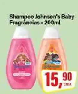 Rede Supermarket Shampoo Johnson's Baby oferta