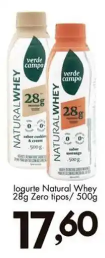 Confiança Supermercados logurte natural whey oferta