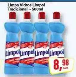 Rede Supermarket Limpa Vidros Limpol Tradicional oferta