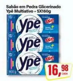 Rede Supermarket Sabão em Pedra Glicerinado Ypê Multiativo - 5X160g oferta