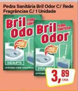 Rede Supermarket Pedra Sanitária Bril Odor C/ Rede oferta