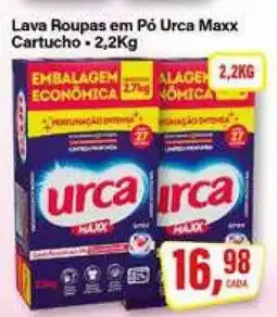 Rede Supermarket Lava Roupas em Pó Urca Maxx Cartucho oferta