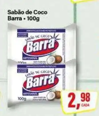 Rede Supermarket Sabão de Coco Barra oferta