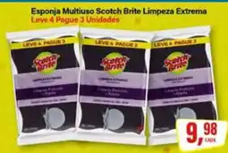 Rede Supermarket Esponja Multiuso Scotch Brite Limpeza Extrema oferta