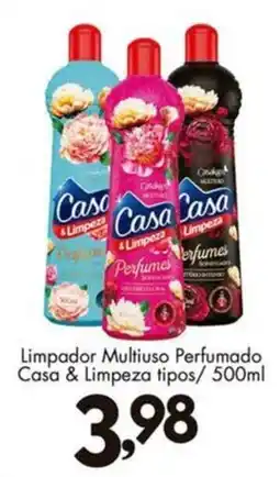 Confiança Supermercados Limpador Multiuso Perfumado Casa & Limpeza tipos oferta