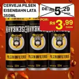 Tome Leve Cerveja pilsen eisenbahn lata oferta