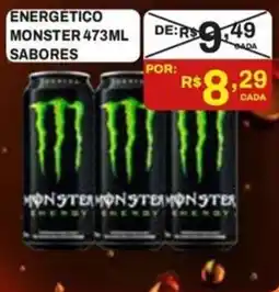 Tome Leve energetico monster 473ml sabores oferta