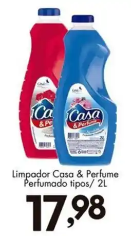 Confiança Supermercados Limpador casa & perfume perfumado tipos oferta