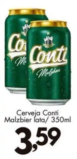 Confiança Supermercados Cerveja Conti Malzbier oferta