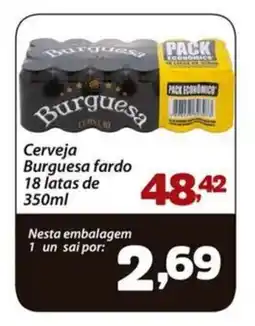 Confiança Supermercados Cerveja burguesa fardo oferta
