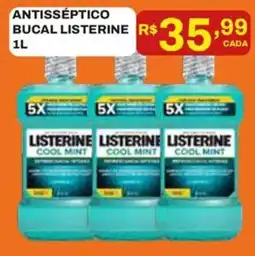 Tome Leve Antisséptico bucal listerine cool mint oferta