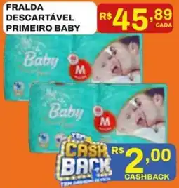 Tome Leve Fralda descartável primeiro baby oferta