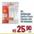 Max Atacadista Pacote - kit garfo e faca com 50 unidades oferta