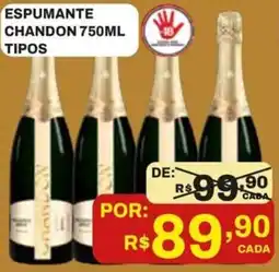 Tome Leve Espumante chandon 750ml tipos oferta