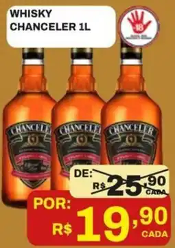 Tome Leve whisky chanceler 1l oferta