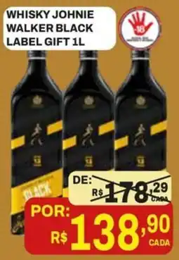 Tome Leve Whisky johnnie walker black label gift oferta