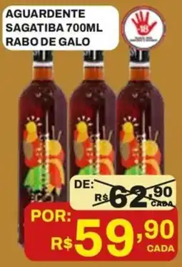 Tome Leve Aguardente sagatiba rabo de gallo oferta
