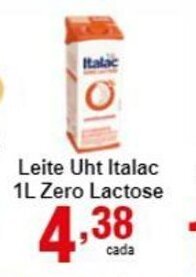 Rossi Supermercado Leite UHT Italac 1L Zero Lactose oferta