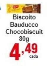 Rossi Supermercado Biscoito Bauducco Chocobiscuit 80g oferta