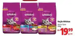 Supermercados Mateus Ração Whiskas Vários Tipos oferta