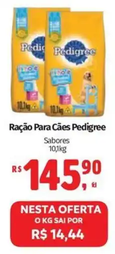 Supermercados Mateus Ração Para Cães Pedigree oferta