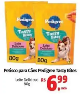 Supermercados Mateus Petisco para Cães Pedigree Tasty Bites Leite Delicioso oferta