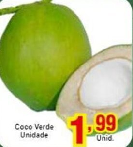 Rossi Supermercado Coco verde unidade oferta