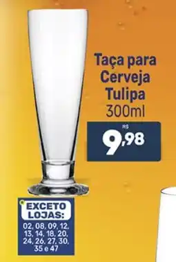 Supermercados Jau Serve Taça para Cerveja Tulipa oferta
