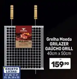 Supermercados Jau Serve Grelha moeda gaúcho grill oferta