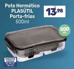 Supermercados Jau Serve Pote hermético plasútil porta-frios oferta