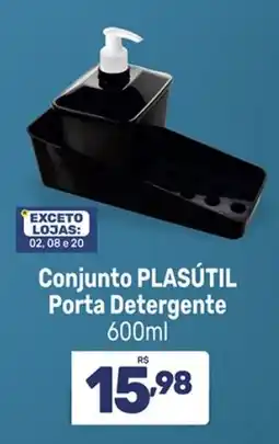 Supermercados Jau Serve Conjunto Plasútil Porta Detergente oferta