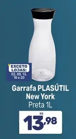 Supermercados Jau Serve Garrafa plasútil new york preta oferta