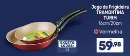 Supermercados Jau Serve Jogo de Frigideira Tramontina Turim oferta