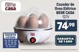 Supermercados Jau Serve Cozedor de Ovos Elétrico Bene Casa oferta