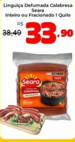 Unicompra Linguiça Defumada Calabresa Seara oferta