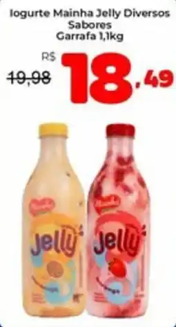 Unicompra logurte mainha jelly diversos sabores oferta