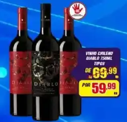 Violeta Supermercados vinho chileno diabló oferta